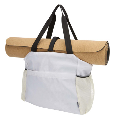 Logo trade business gifts image of: Nomad GRS recycled yoga tote bag 18L