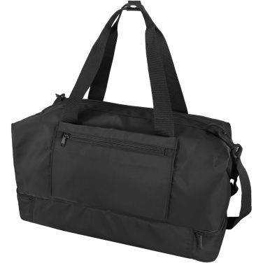 Logo trade corporate gifts image of: Trip Aware™ recycled travel duffel bag 42L