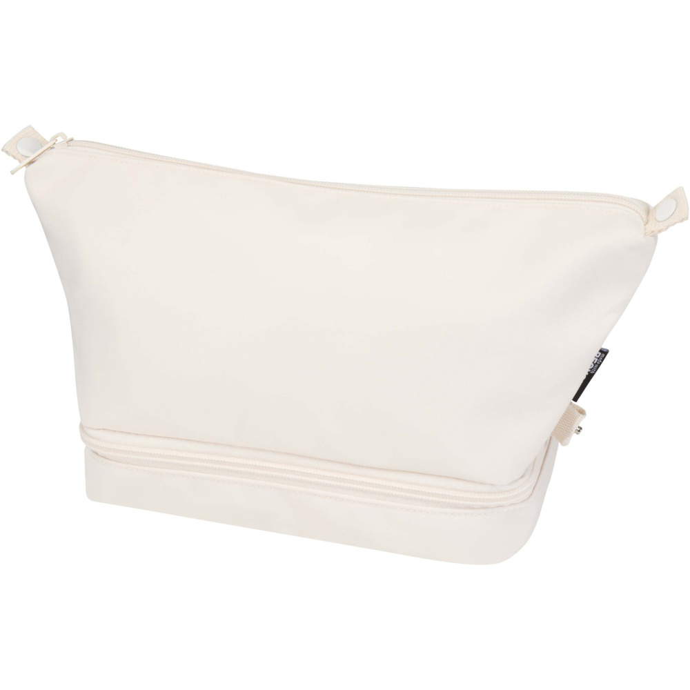 Logotrade promotional giveaway image of: Trip Aware™ recycled travel toiletry bag 6L