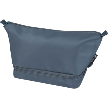 Logo trade advertising product photo of: Trip Aware™ recycled travel toiletry bag 6L