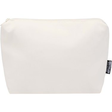Logo trade advertising products image of: Trip Aware™ recycled travel toiletry pouch 2L