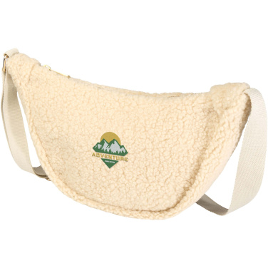 Logotrade promotional gift picture of: Bear GRS recycled sherpa crossbody bag 3L