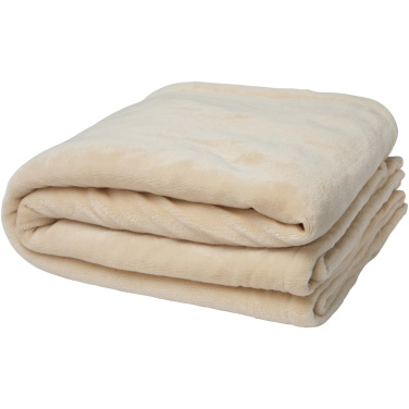 Logo trade promotional merchandise picture of: Ashen GRS recycled sherpa blanket