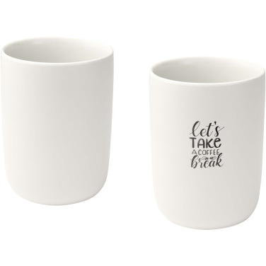 Logo trade corporate gifts image of: Male 350 ml ceramic cups - set of 2