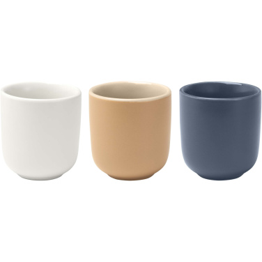 Logo trade corporate gifts picture of: Male 90 ml ceramic espresso cups - set of 2