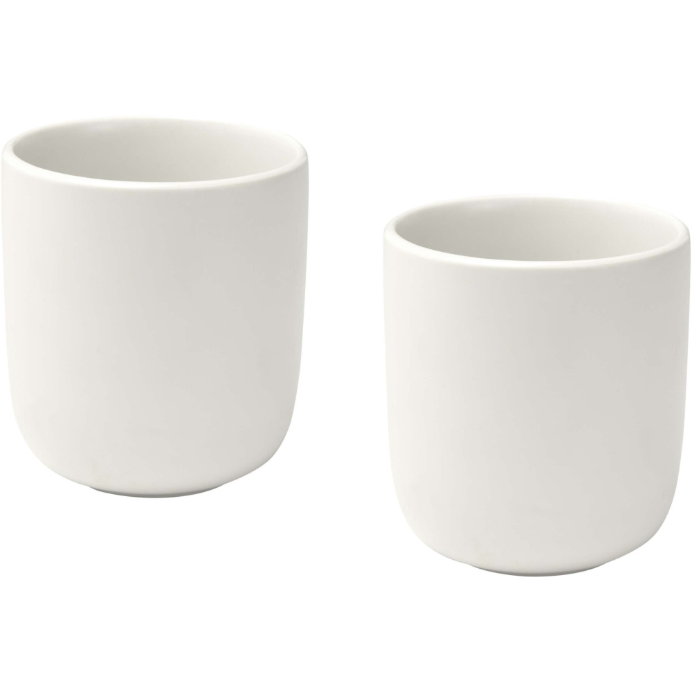 Logo trade promotional items image of: Male 200 ml ceramic cups - set of 2