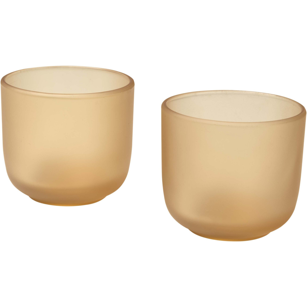 Logo trade promotional products picture of: Male 200 ml glass cups - set of 2