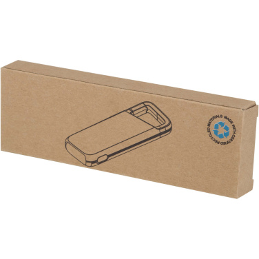 Logotrade promotional products photo of: Alkes 5000 mAh 12W recycled plastic water resistant power bank with carabiner