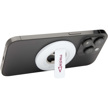 Logotrade promotional giveaway image of: Ain recycled plastic magnetic phone stand with bottle opener