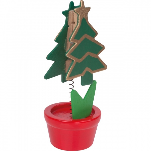 Logo trade business gift photo of: Christmas tree clip WINNIPEG
