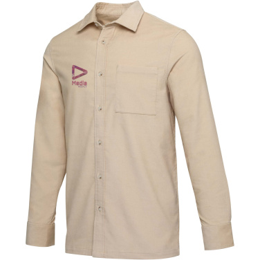 Logo trade advertising products image of: Alum corduroy unisex shirt