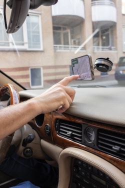 Logo trade promotional merchandise image of: Terra 360 RCS recycled plastic universal phone holder