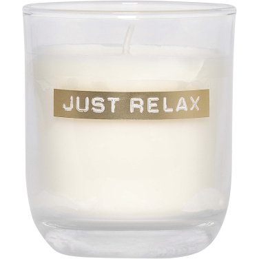 Logo trade promotional giveaways picture of: Wellmark Discovery 250 ml hand soap dispenser and 150 g scented candle set