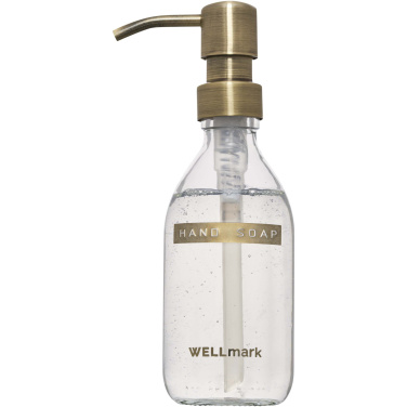 Logo trade advertising product photo of: Wellmark Discovery 250 ml hand soap dispenser and 150 g scented candle set