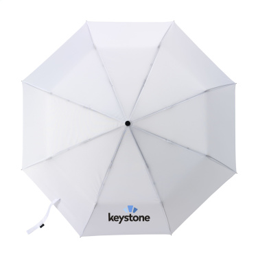 Logotrade promotional products photo of: Michigan foldable RCS RPET umbrella 21 inch