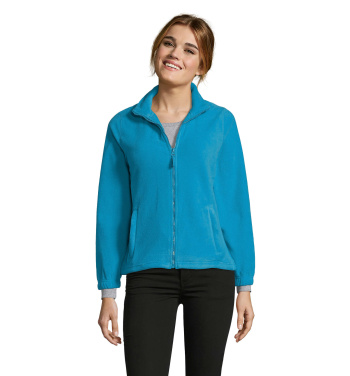Logo trade promotional product photo of: NORTH WOMEN ZIPPED FLEECE