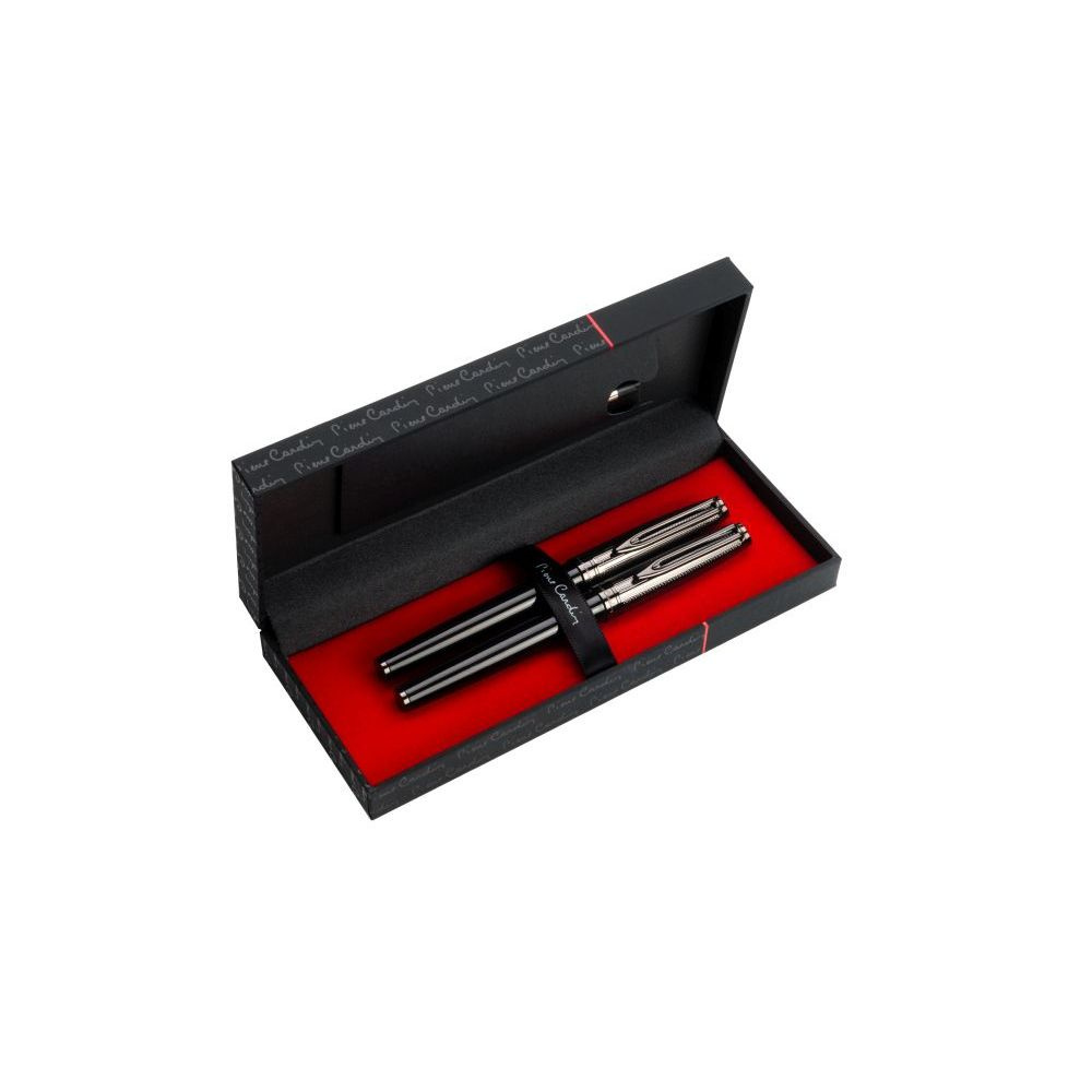 Logo trade corporate gift photo of: Writing set rollerball pen and fountain pen ODETTE Pierre Cardin
