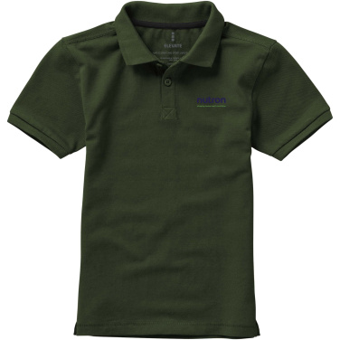 Logo trade promotional gifts image of: Calgary short sleeve kids polo