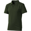 Calgary short sleeve kids polo, Army green