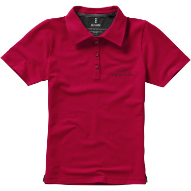 Logo trade promotional item photo of: Markham short sleeve women's stretch polo
