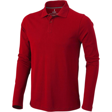 Logo trade promotional products picture of: Oakville long sleeve men's polo