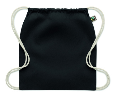 Logotrade corporate gift image of: Drawstring bag Fairtrade 180gr