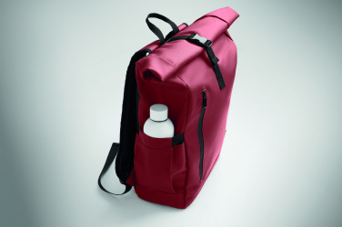 Logo trade promotional merchandise photo of: Rolltop laptop rucksack 600D