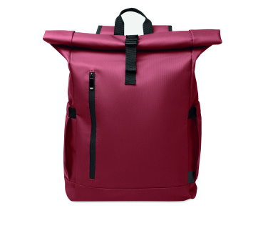 Logotrade advertising product image of: Rolltop laptop rucksack 600D