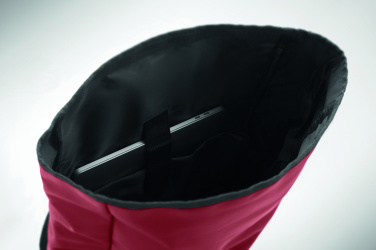 Logotrade promotional items photo of: Rolltop laptop rucksack 600D