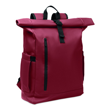 Logotrade business gift image of: Rolltop laptop rucksack 600D