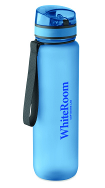 Logo trade corporate gifts image of: Sports water bottle RPET 1L