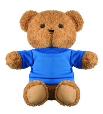 Logo trade advertising products image of: Teddy bear with t-shirt 23 cm