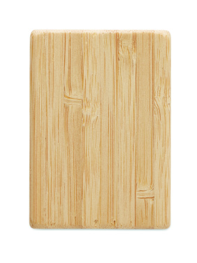 Logo trade promotional products picture of: Bamboo salt & pepper set