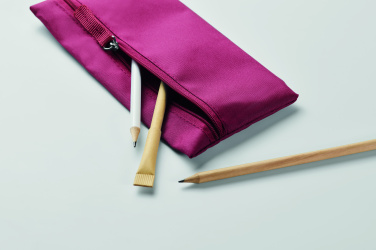 Logo trade corporate gifts image of: Zippered pencil case