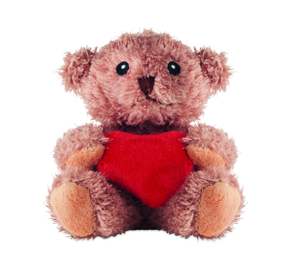 Logotrade promotional giveaway picture of: Teddy bear plush with heart