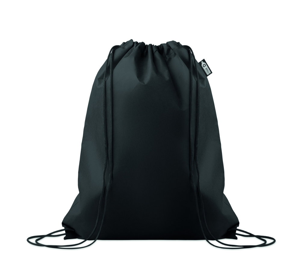 Logo trade promotional product photo of: Drawstring bag RPET non-woven