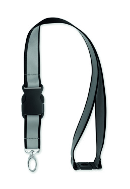 Logo trade promotional products picture of: Reflective RPET lanyard