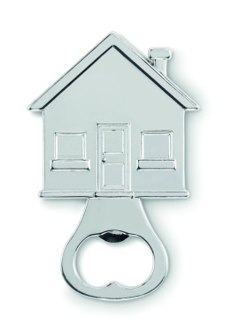 Logo trade promotional merchandise picture of: House shape bottle opener