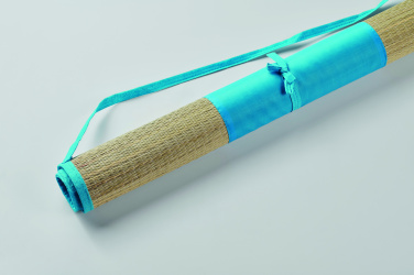 Logo trade promotional item photo of: Natural straw beach mat