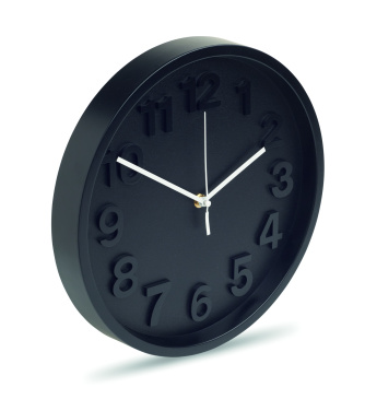 Logo trade promotional item photo of: Wall clock in PP
