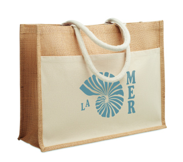 Logo trade promotional giveaway photo of: Jute shopping bag
