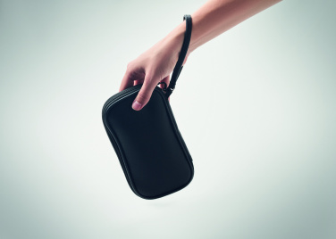 Logo trade promotional giveaways image of: Tech organiser pouch 600D RPET