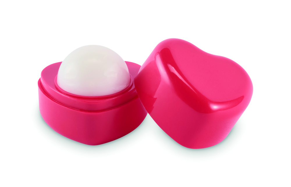 Logo trade promotional products picture of: Heart shape vegan lip balm
