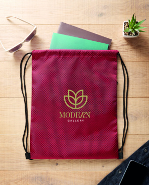 Logotrade corporate gift image of: Drawstring bag in 420D RPET