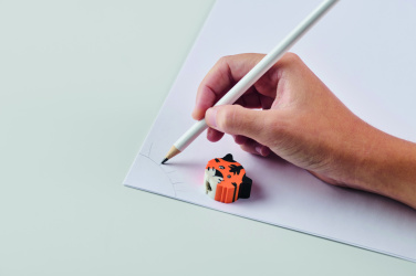 Logo trade business gifts image of: Wooden pencil in animal shape