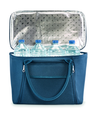 Logo trade business gifts image of: RPET picnic cooler bag