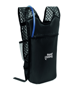 Logotrade promotional item image of: Sports backpack 420D PU
