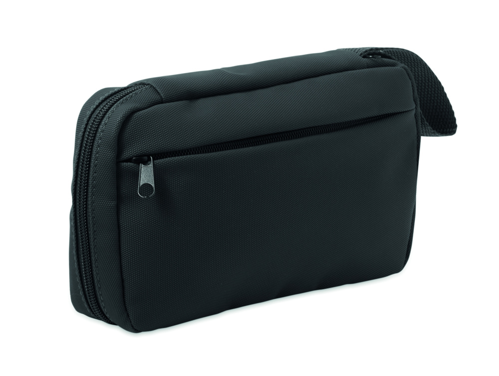 Logotrade promotional items photo of: Toiletry bag 600D RPET