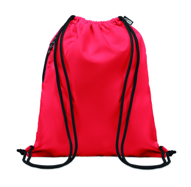 Logo trade promotional items image of: Large drawstring bag 300D RPET
