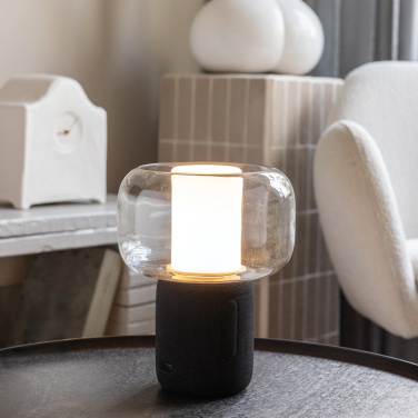 Logo trade corporate gifts picture of: Lux RCS recycled plastic 10W speaker lamp